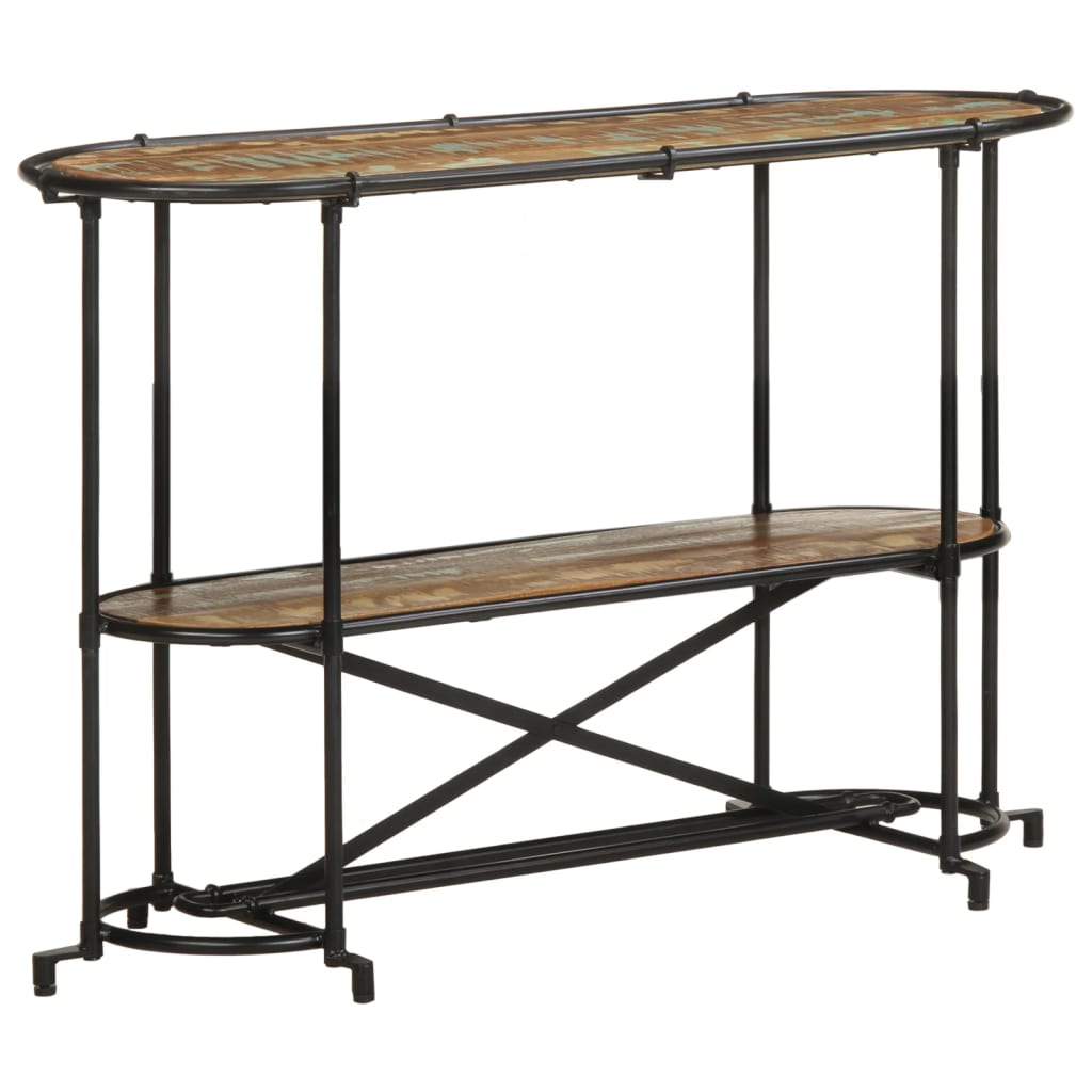 Vidaxl wandtafel 110x42x76 cm massief gerecycled hout