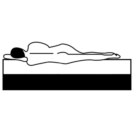 Vidaxl boxspringmatras 90x190x20 cm medium zacht stof