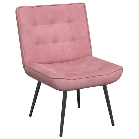 Vidaxl relaxstoel 64x74x84 cm fluweel roze