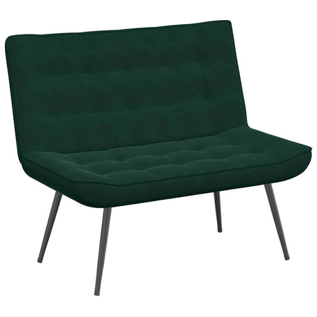 Vidaxl bankje 110x74x84 cm fluweel donkergroen