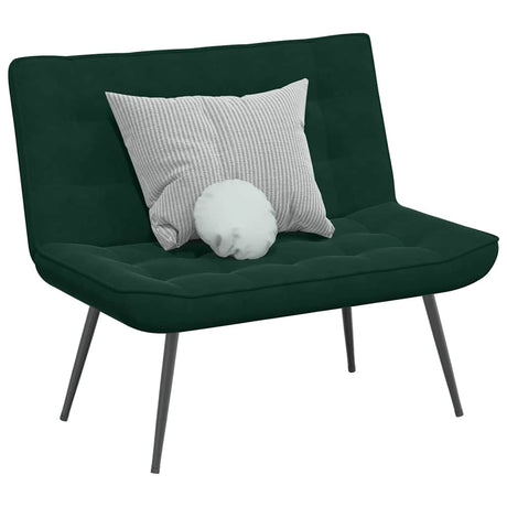 Vidaxl bankje 110x74x84 cm fluweel donkergroen