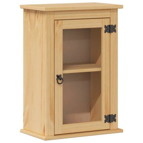 Vidaxl badkamerwandkast corona 45x27x64,5 cm massief grenenhout