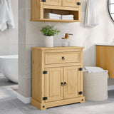 Vidaxl badkamerkast corona 70x33x80 cm massief grenenhout