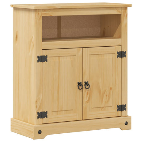 Vidaxl badkamerkast corona 70x33x80 cm massief grenenhout