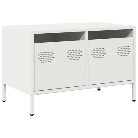 Vidaxl tv-meubel 68x39x43,5 cm koudgewalst staal wit