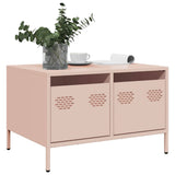Vidaxl tv-meubel 68x50x43,5 cm koudgewalst staal roze