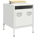 Vidaxl nachtkastjes 2 st 35x39x43,5 cm staal wit