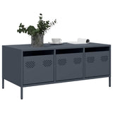 Vidaxl salontafel 101,5x50x43,5 cm koudgewalst staal antracietkleurig