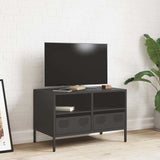 Vidaxl tv-meubel 68x39x43,5 cm koudgewalst staal zwart