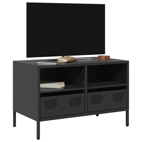 Vidaxl tv-meubel 68x39x43,5 cm koudgewalst staal zwart