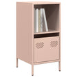 Vidaxl dressoir 35x39x73,5 cm koudgewalst staal roze