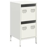 Vidaxl dressoir 35x39x73,5 cm koudgewalst staal wit