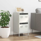 Vidaxl dressoir 35x39x73,5 cm koudgewalst staal wit