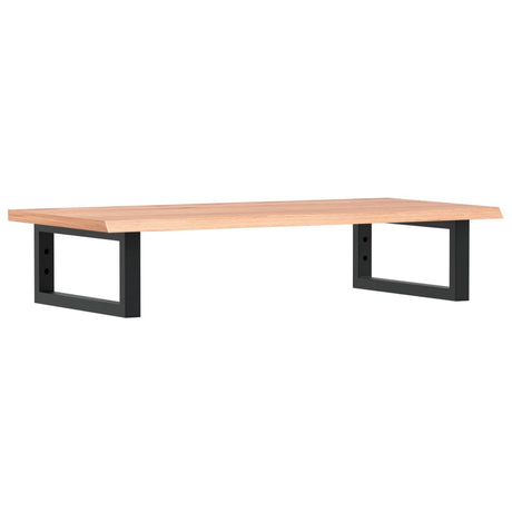Vidaxl badkamer wandschap staal en massief eikenhout