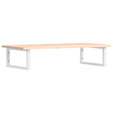 Vidaxl badkamer wandschap staal en massief eikenhout