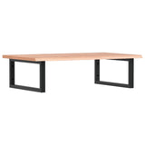 Vidaxl badkamer wandschap staal en massief eikenhout
