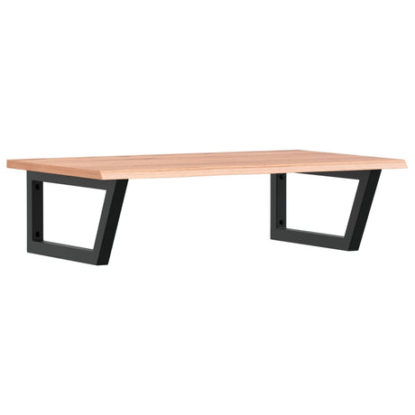 Vidaxl badkamer wandschap staal en massief eikenhout