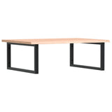 Vidaxl badkamer wandschap staal en massief eikenhout