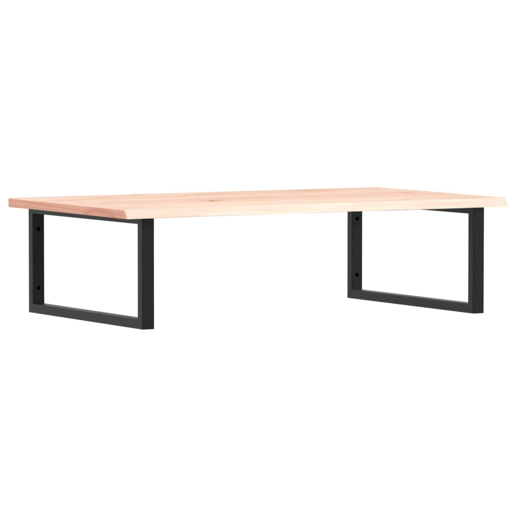 Vidaxl badkamer wandschap staal en massief eikenhout