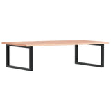 Vidaxl badkamer wandschap staal en massief eikenhout