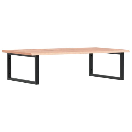 Vidaxl badkamer wandschap staal en massief eikenhout