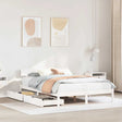 Vidaxl bedframe zonder matras massief grenenhout wit 120x190 cm