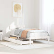 Vidaxl bedframe zonder matras massief grenenhout wit 90x200 cm