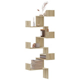 Vidaxl hoekwandschap 45x45x147 cm bewerkt hout sonoma eikenkleurig