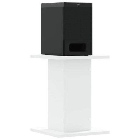 Vidaxl speakerstandaards 2 st 30x30x40 cm bewerkt hout wit