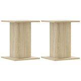 Vidaxl Speaker Stands 2 PCS 30x30x40 cm Oak Sonoma elaborato