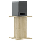 Vidaxl Speaker Stands 2 PCS 30x30x40 cm Oak Sonoma elaborato