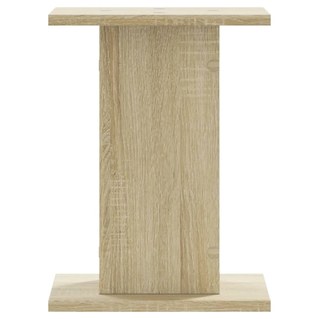 Vidaxl speakerstandaards 2 st 30x30x40 cm bewerkt hout sonoma eiken