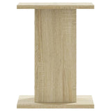 Vidaxl speakerstandaards 2 st 30x30x40 cm bewerkt hout sonoma eiken
