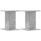 Vidaxl -højttaler står 2 pcs 30x30x40 cm forarbejdet træ Betongrijs