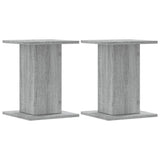 Vidaxl Speaker Stands 2 PCS 30x30x40 cm de madera procesada Sonoma gris