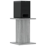 VidaXL speaker stands 2 pcs 30x30x40 cm Processed Wood Gray Sonoma