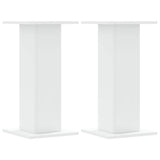 Vidaxl speakerstandaards 2 st 30x30x60 cm bewerkt hout wit