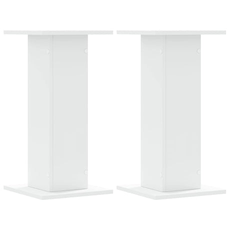 Vidaxl speakerstandaards 2 st 30x30x60 cm bewerkt hout wit