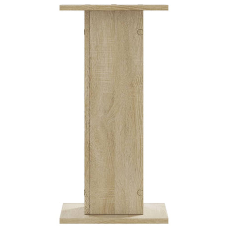 Vidaxl speakerstandaards 2 st 30x30x60 cm bewerkt hout sonoma eiken