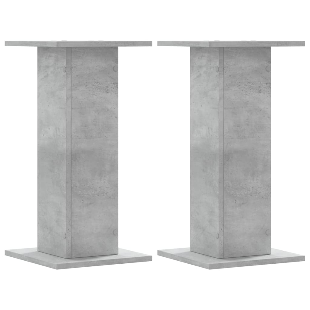 Zvočnik Vidaxl stoji 2 PCS 30x30x60 cm predelani les betongrijs