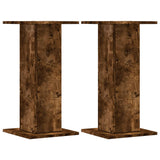 Vidaxl speakerstandaards 2 st 30x30x60 cm bewerkt hout gerookt eiken