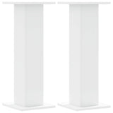 Vidaxl speakerstandaards 2 st 30x30x80 cm bewerkt hout wit