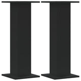 Altavoz Vidaxl se encuentra 2 pcs 30x30x80 cm de madera procesada negra