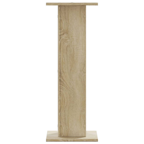 Vidaxl speakerstandaards 2 st 30x30x80 cm bewerkt hout sonoma eiken