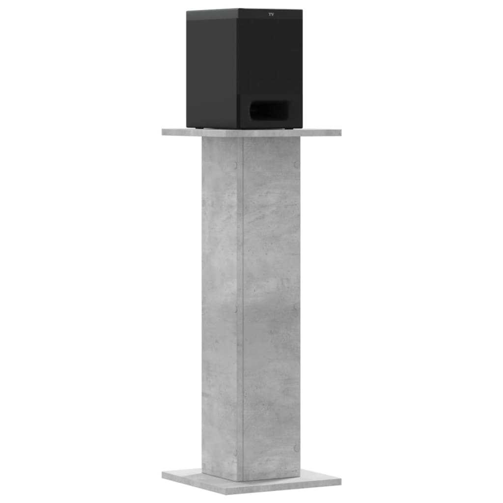 Vidaxl speaker stands 2 pcs 30x30x80 cm processed wood concrete price