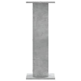 Vidaxl speakerstandaards 2 st 30x30x80 cm bewerkt hout betongrijs