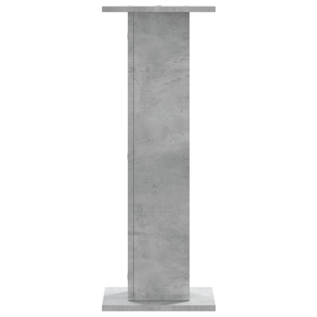 Vidaxl speakerstandaards 2 st 30x30x80 cm bewerkt hout betongrijs