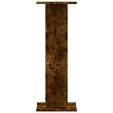 Vidaxl speakerstandaards 2 st 30x30x80 cm bewerkt hout gerookt eiken