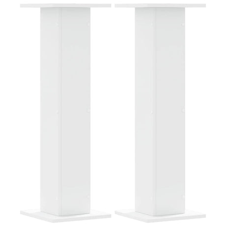 Vidaxl speakerstandaards 2 st 30x30x95 cm bewerkt hout wit