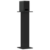 Vidaxl Speaker Stands 2 PCS 30x30x95 cm de madera procesada Negro